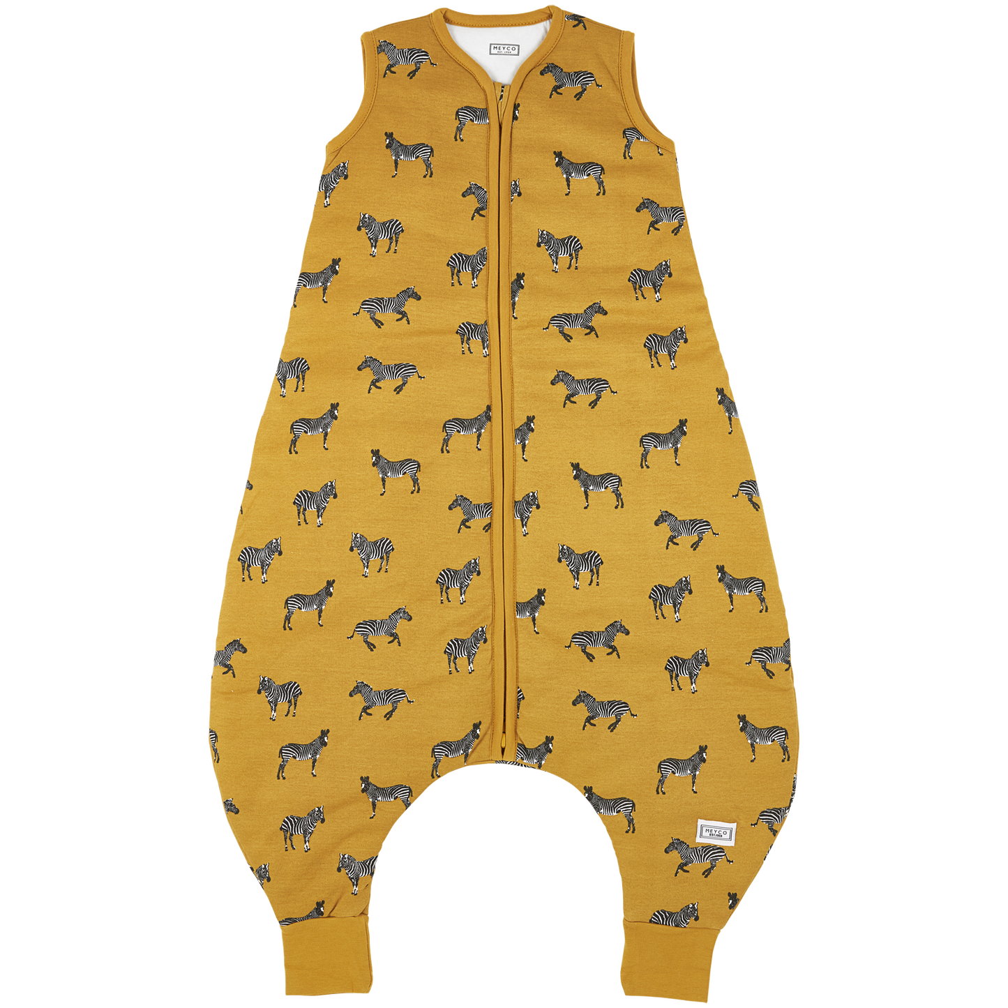 Meyco Schlafsack Jumper gefüttert interlock jersey Zebra Animal Honey Gold Studio