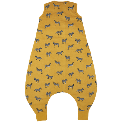 Meyco Schlafsack Jumper gefüttert interlock jersey Zebra Animal Honey Gold