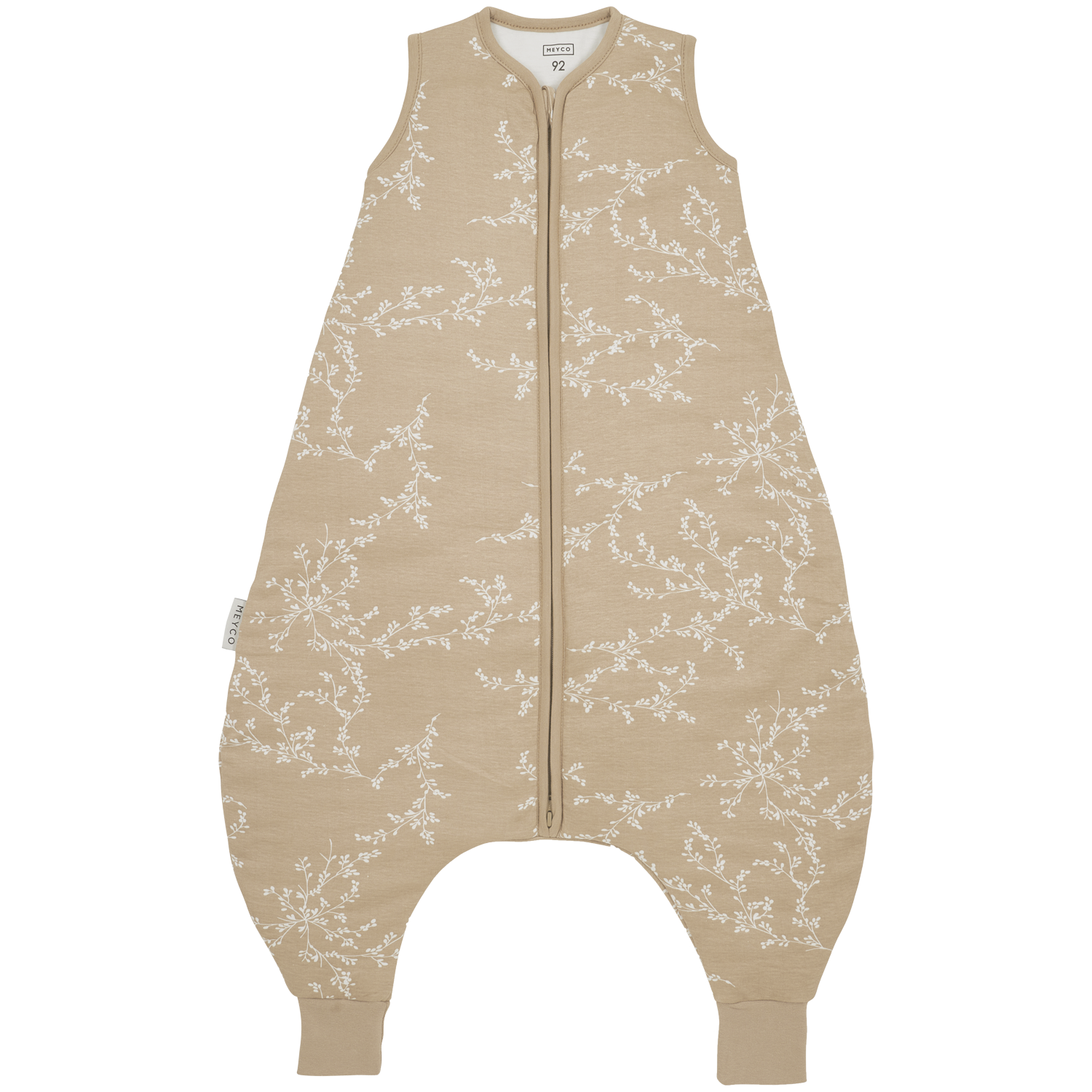 Meyco Schlafsack Jumper gefüttert interlock jersey Branches Sand Studio