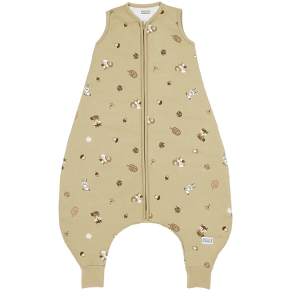 Meyco Schlafsack Jumper gefüttert interlock jersey Forest Animals Sand Studio