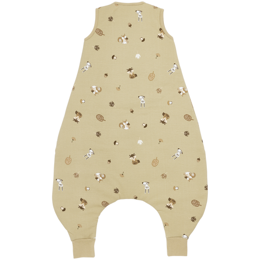 Meyco Schlafsack Jumper gefüttert interlock jersey Forest Animals Sand