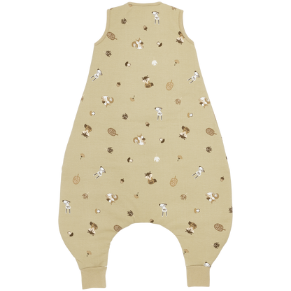 Meyco Schlafsack Jumper gefüttert interlock jersey Forest Animals Sand
