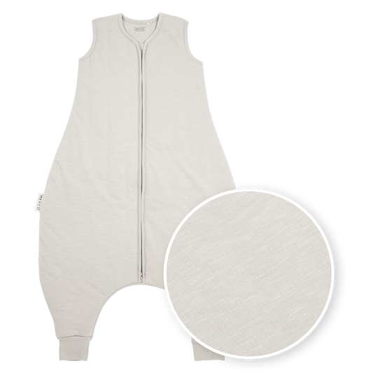 Meyco Schlafsack Jumper gefüttert interlock jersey Slub Greige Studio