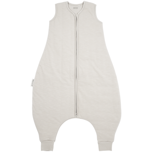 Meyco Schlafsack Jumper gefüttert interlock jersey Slub Greige