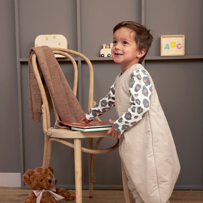 Meyco Schlafsack Jumper gefüttert interlock jersey Slub Greige