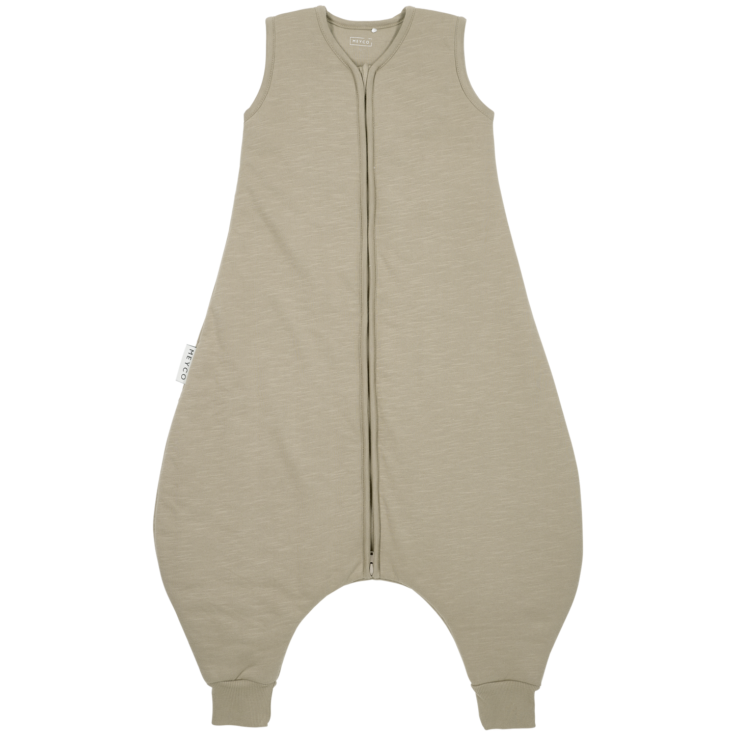 Meyco Schlafsack Jumper gefüttert interlock jersey Slub Team No Sleep Taupe/Offwhite