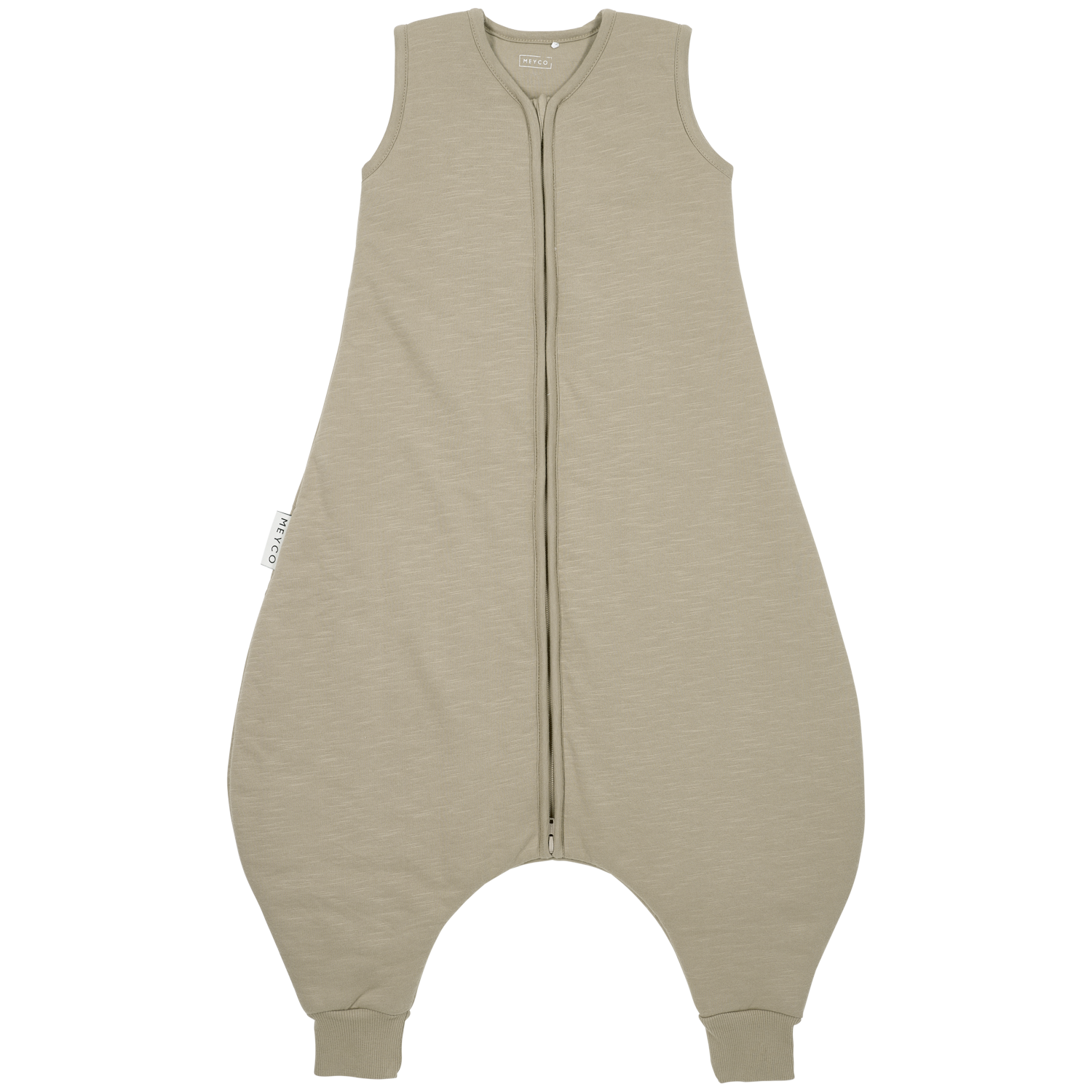 Meyco Schlafsack Jumper gefüttert interlock jersey Slub Team No Sleep Taupe/Offwhite