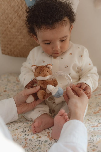 Little Dutch Ringrassel Fuchs blau - Forest Friends