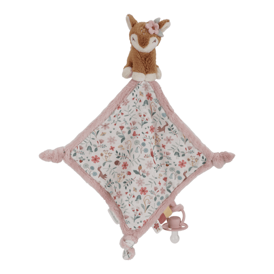 Little Dutch rosa Kuscheltuch Reh - Fairy Garden