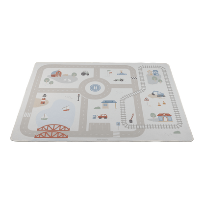 Little Dutch Spielteppich Autos - Beige