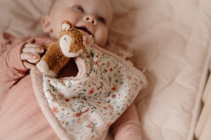 Little Dutch rosa Kuscheltuch Reh mit Verpackung