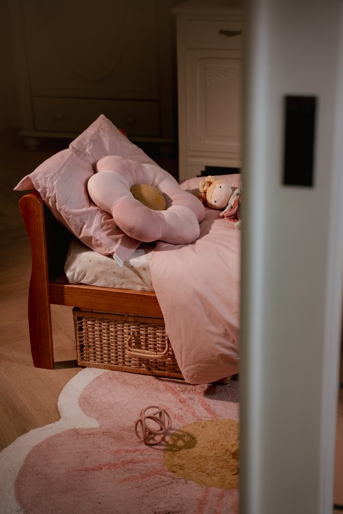 Bezug Kinderbett rosa Reh – 100x140 cm Little Dutch