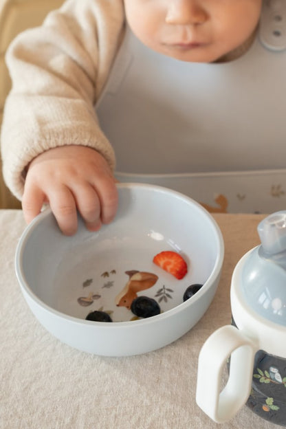 Little Dutch Kinderschale blau - Forest Friends Mio Mepal