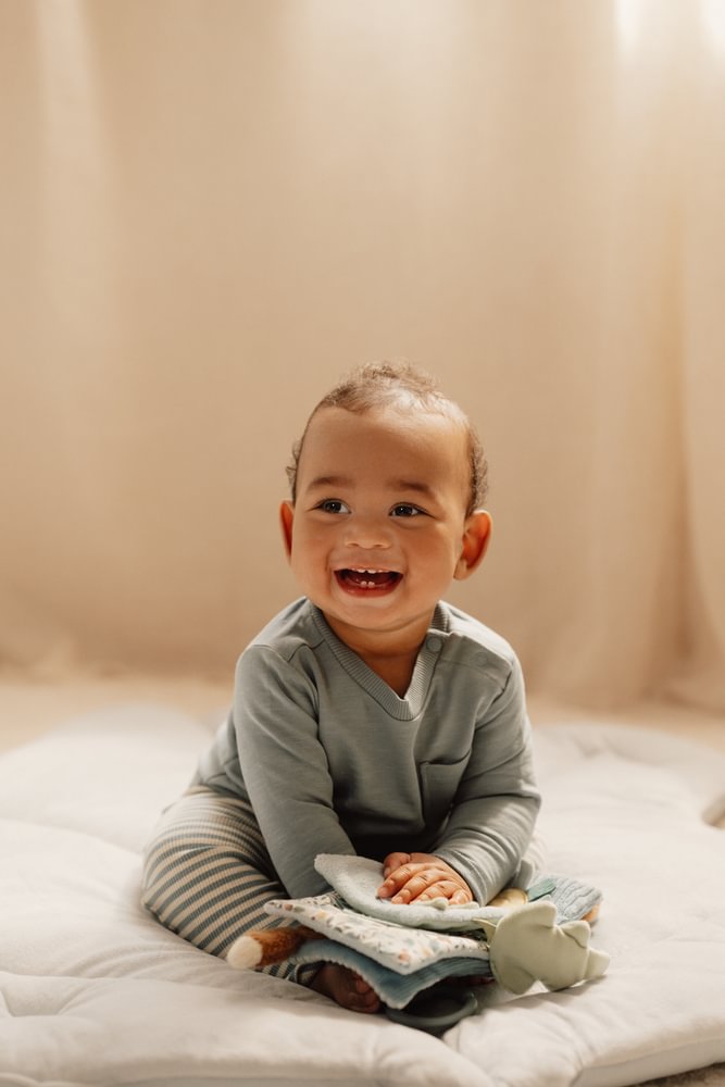 Little Dutch Hellblau Baby Buggybuch Forest Friends