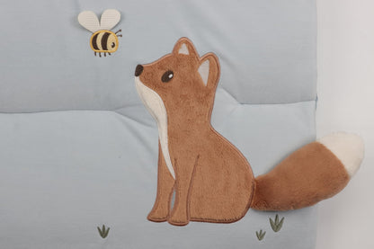 Little Dutch blaue Laufgittereinlage 75 x 95 cm - Forest Friends