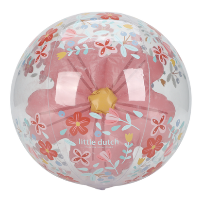 Little Dutch rosa 3D Strandball Blume Pink Flowers