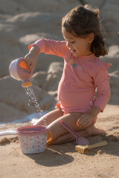 Little Dutch Rosa Strandset Pink Flowers 5 Teilig