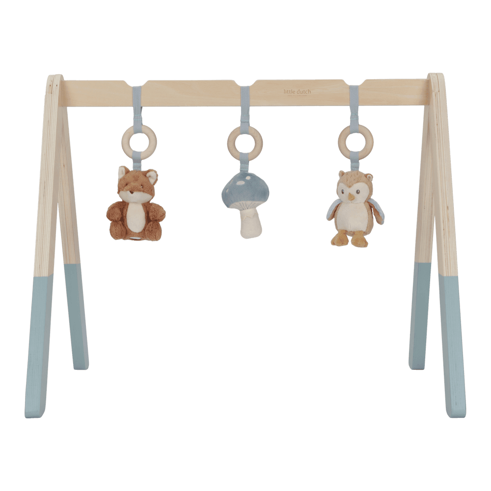 Little Dutch Blau Spieltrapez Holz Forest Friends