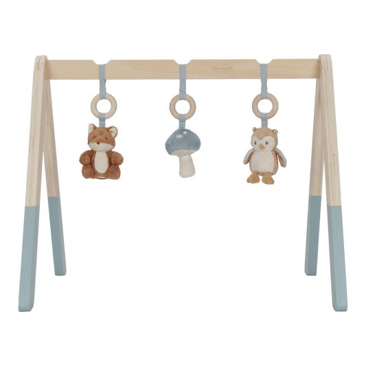 Little Dutch Blau Spieltrapez Holz Forest Friends