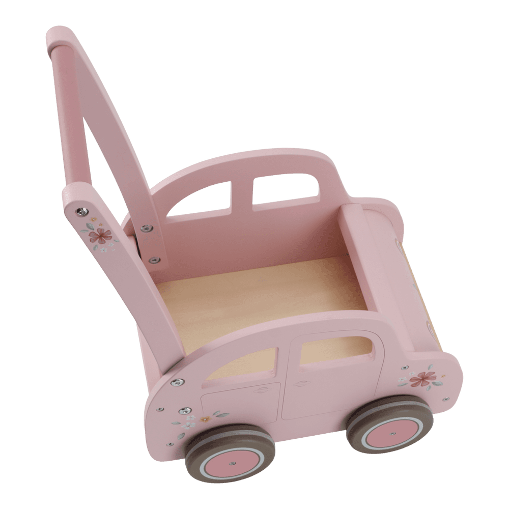 Little Dutch rosa Laufwagen Holz Fairy Garden