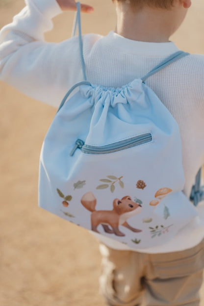 Little Dutch Blauer Turnbeutel Blauer Forest Friends