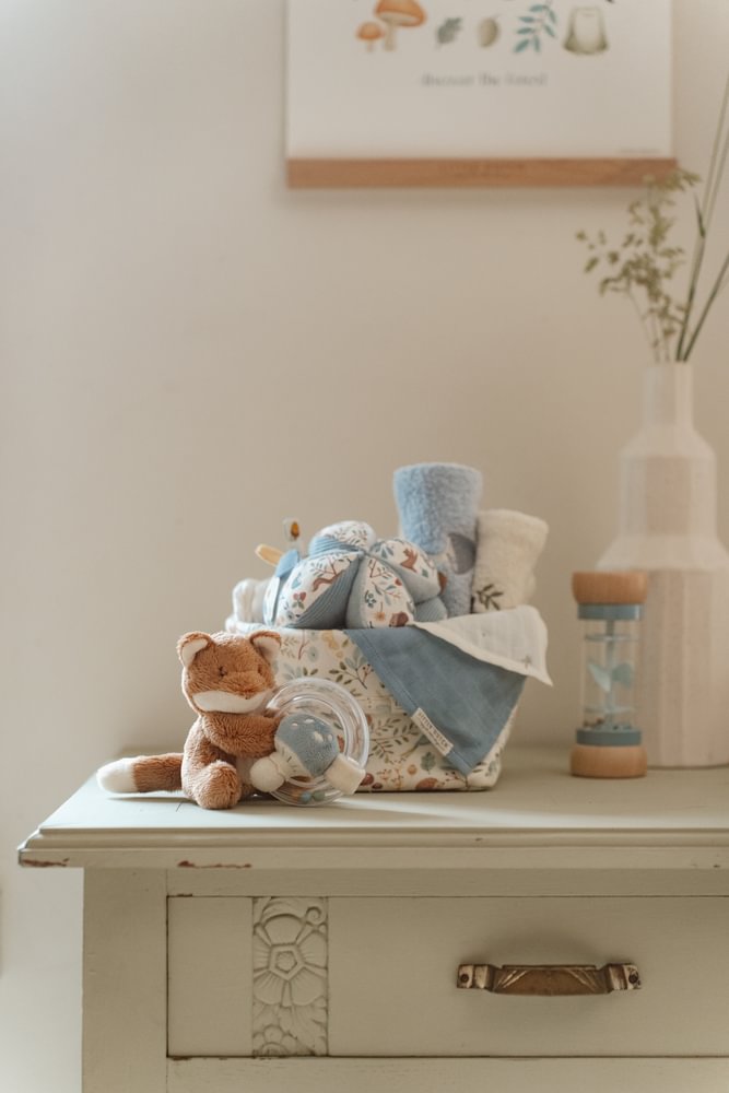 Little Dutch Ringrassel Fuchs blau - Forest Friends