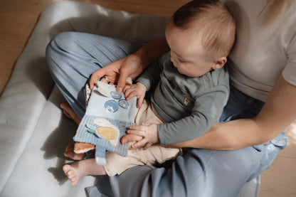 Little Dutch Hellblau Baby Buggybuch Forest Friends