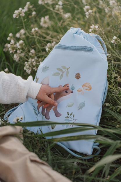 Little Dutch Blauer Turnbeutel Blauer Forest Friends