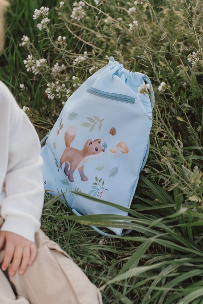 Little Dutch Blauer Turnbeutel Blauer Forest Friends