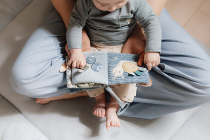 Little Dutch Hellblau Baby Buggybuch Forest Friends