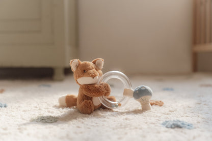 Little Dutch Ringrassel Fuchs blau - Forest Friends