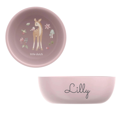Little Dutch rosa Kinderschale Reh Mepal Mio - Fairy Garden