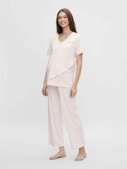 mamalicious 2-in-1-Umstands-Pyjama-Set Love kurzarm mit Stillfunktion