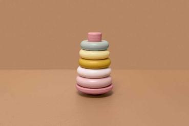 Little Dutch Stapelringe rosa Kunststoff