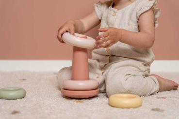 Little Dutch Stapelringe rosa Kunststoff