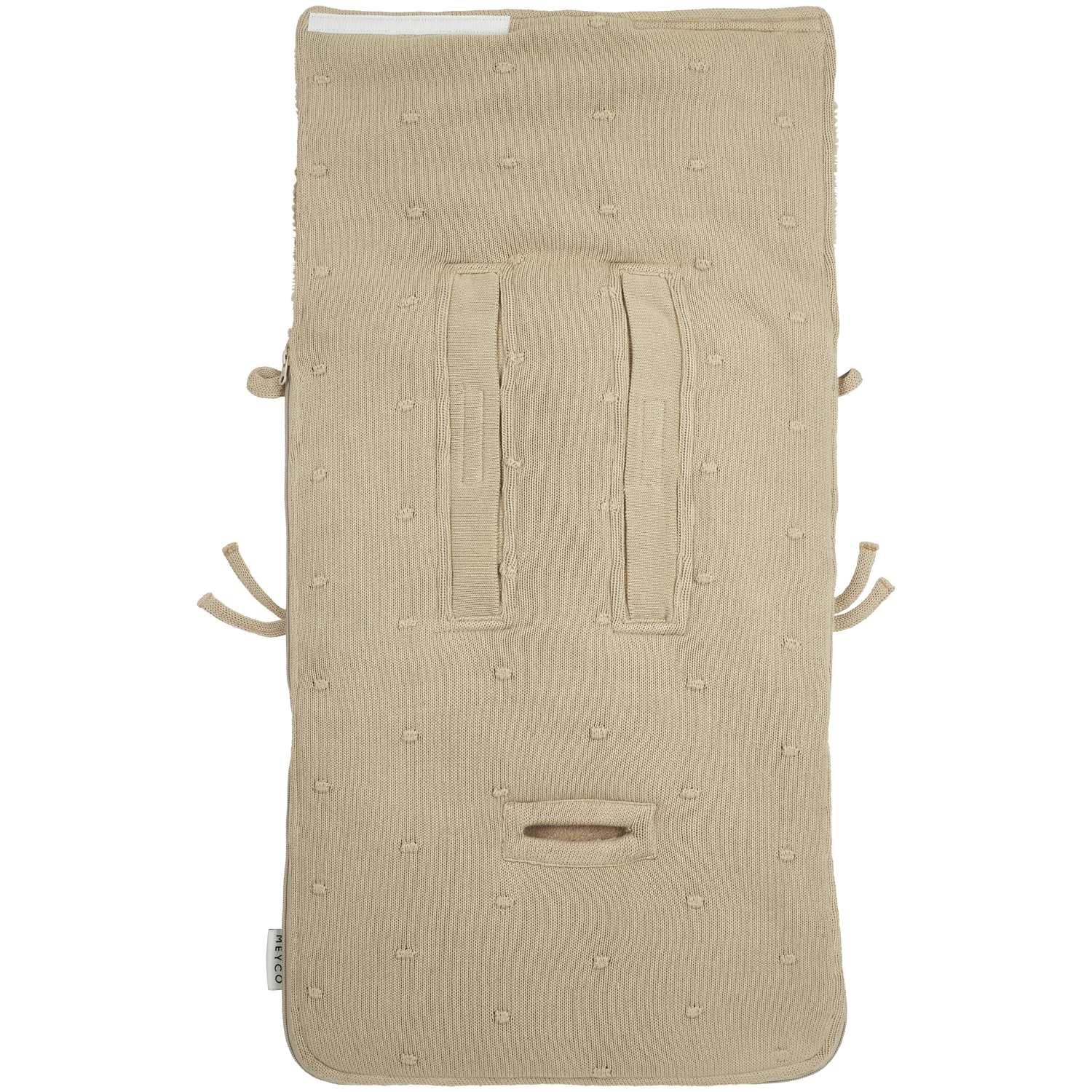Meyco Fußsäcke Mini Knots teddy Sand