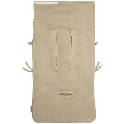 Meyco Fußsäcke Mini Knots teddy Sand