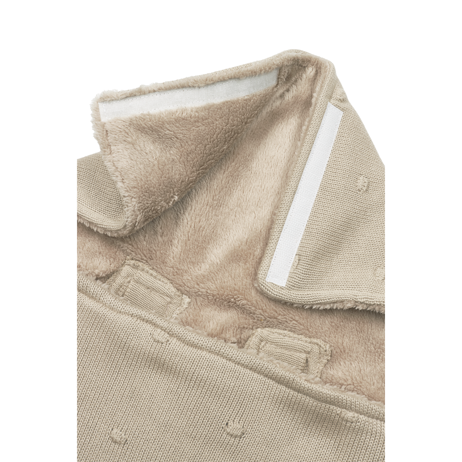 Meyco Fußsäcke Mini Knots teddy Sand