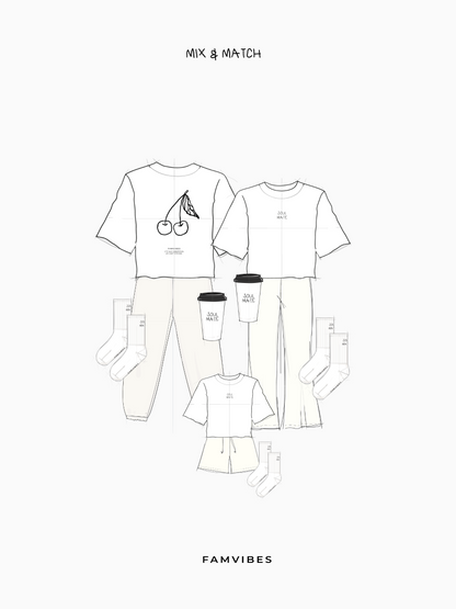 Famvibes Soulmate Socken Kids weiß