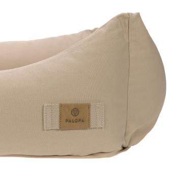 PALOPA Hundebett Fred Humus Baumwolle beige nachhaltig | einfachschoen