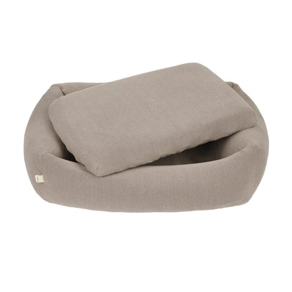 Palopa Hundebett Bezug 2er Set - Fred Taupe