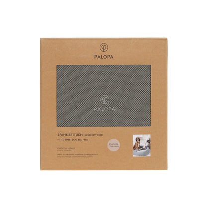Palopa Hundebett Bezug 2er Set - Fred Anthrazit