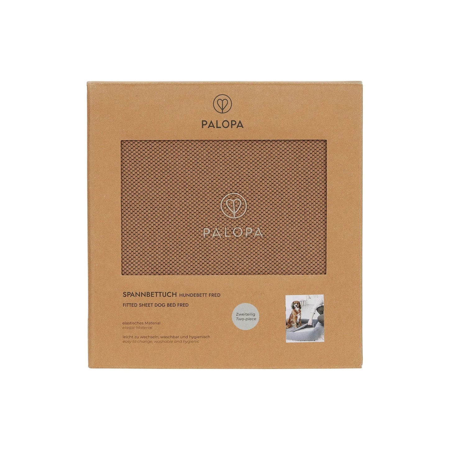 Palopa Hundebett Bezug 2er Set - Fred Braun