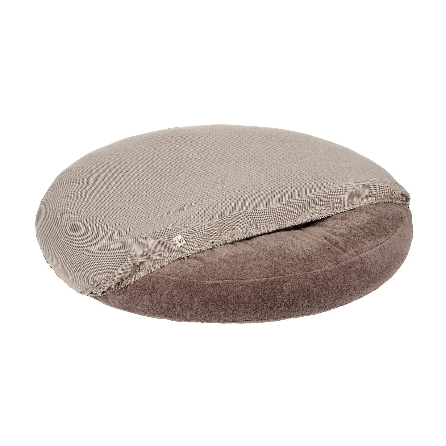 Palopa Hundebett Rund Bezug - Donut Fippa Taupe Grau