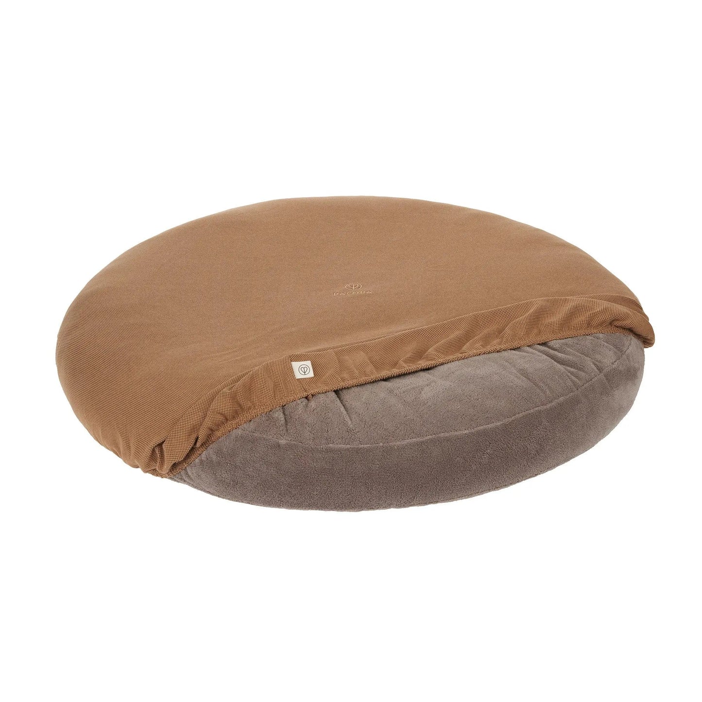 Palopa Hundebett Rund Bezug - Donut Fippa Braun