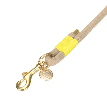Palopa Hundeleine Slim - Mila Natur Neon Orange