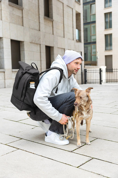 Palopa Rolltop Rucksack - Yoska Schwarz