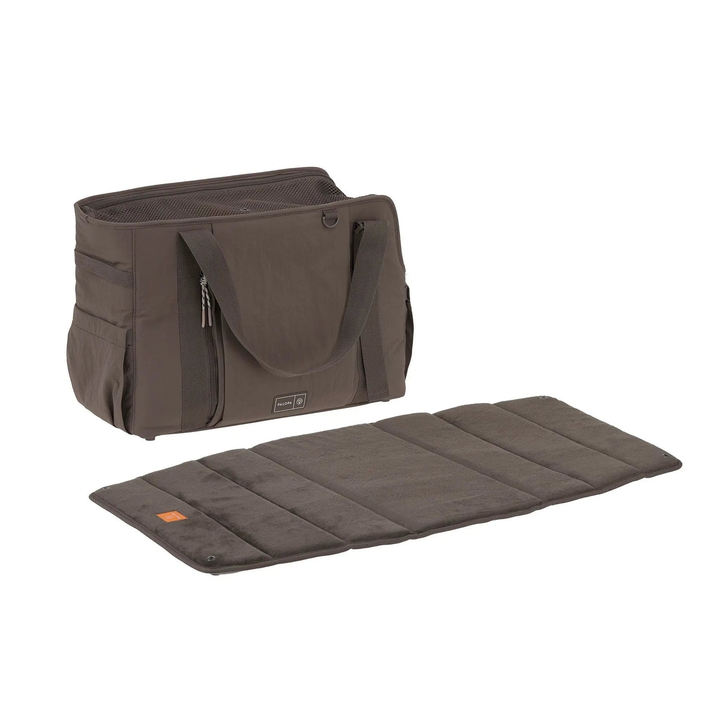 Palopa Hundetasche Crinkled Weda Chocolate Hauptansicht