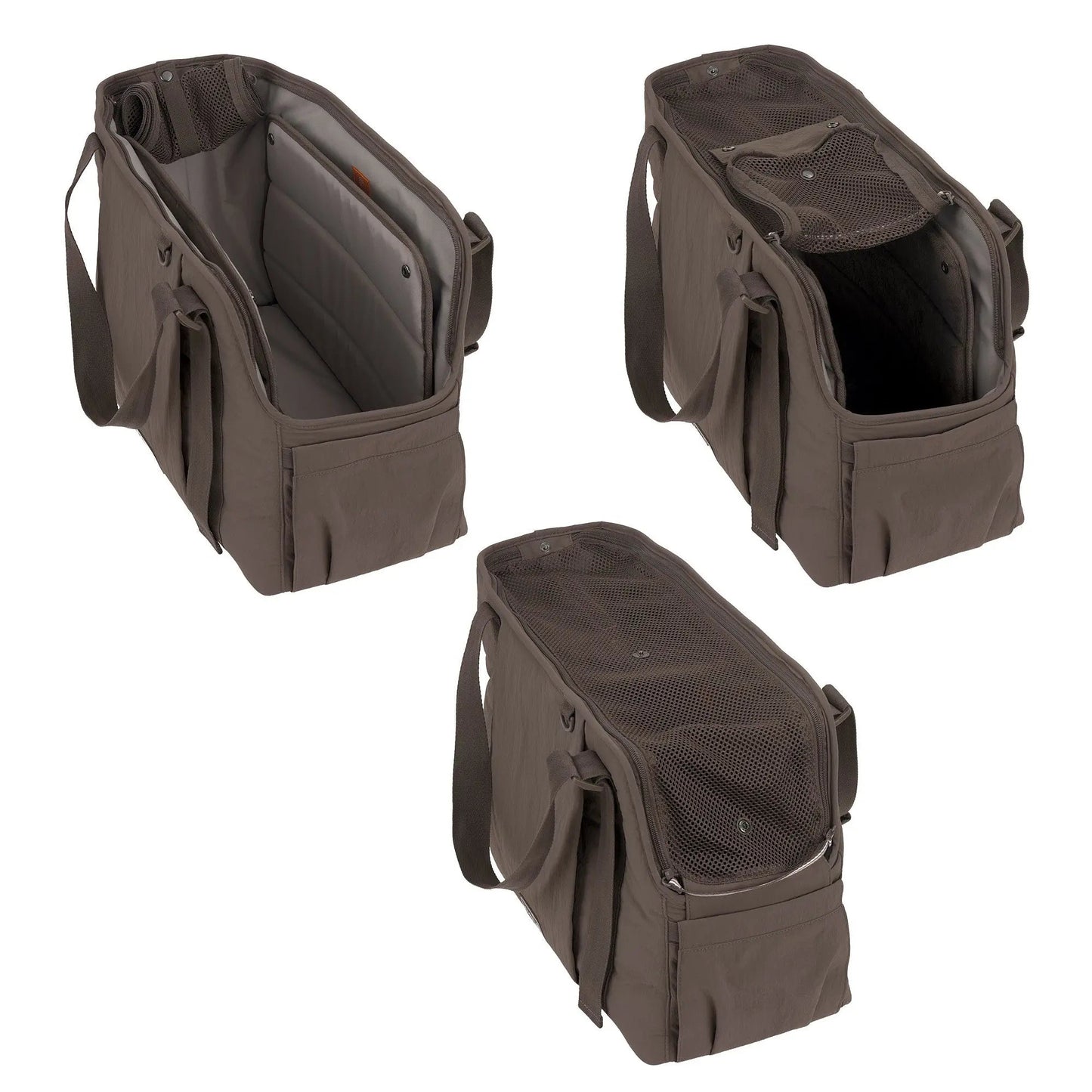 Palopa Hundetasche Crinkled Weda Chocolate