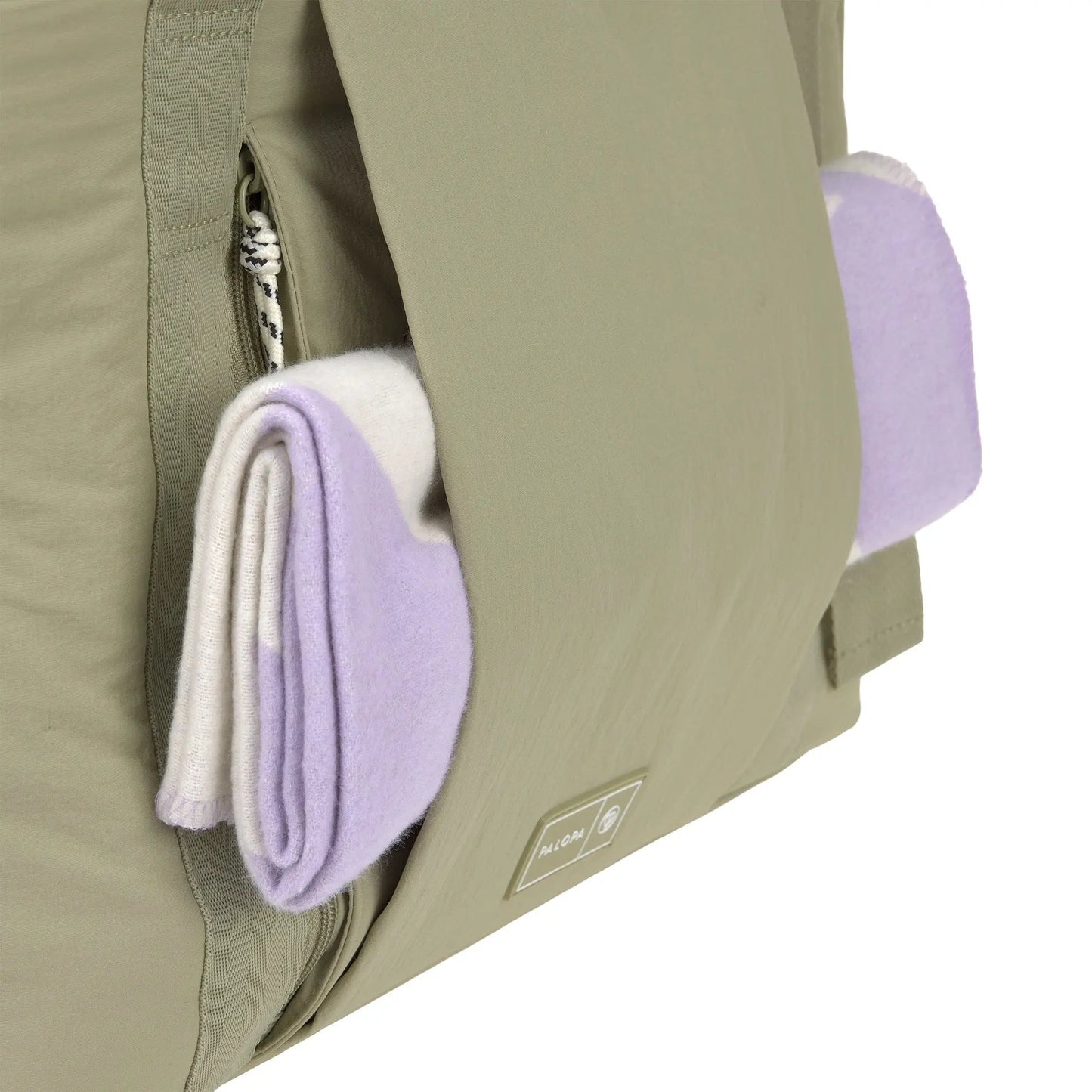 Palopa Hundetasche Crinkled Weda Pale Olive